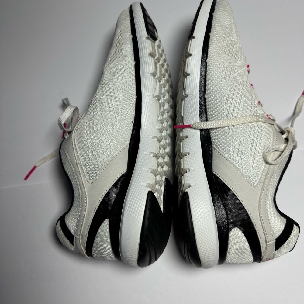 Skechers Air-Cooled Memory Foam Athletic Sneakers Women’s 9 Off White Pink - Picture 14 of 15